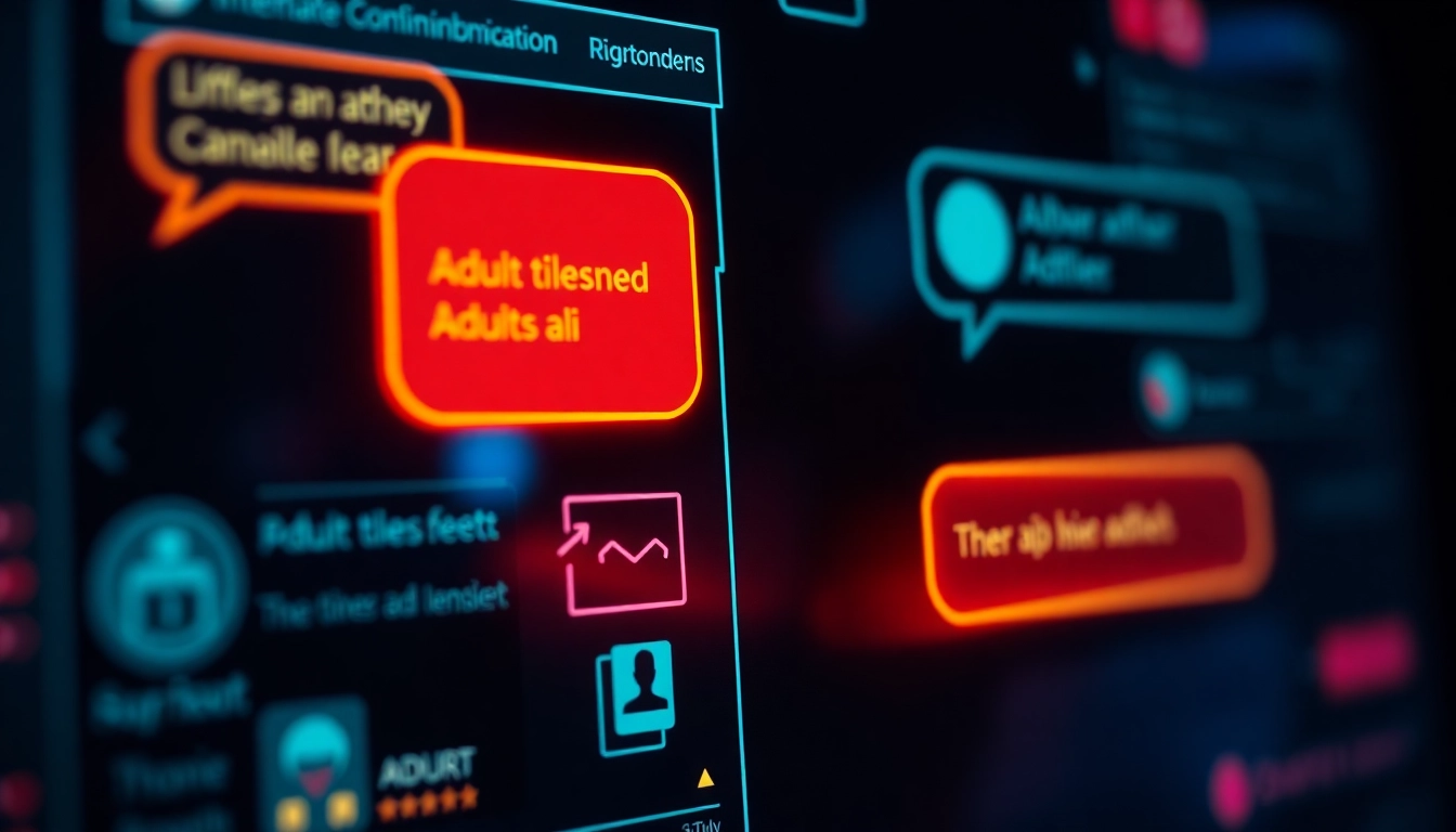 Engaging NSFW AI chat session with a realistic digital interface showcasing adult conversations and unfiltered AI interactions for more natural engagement.